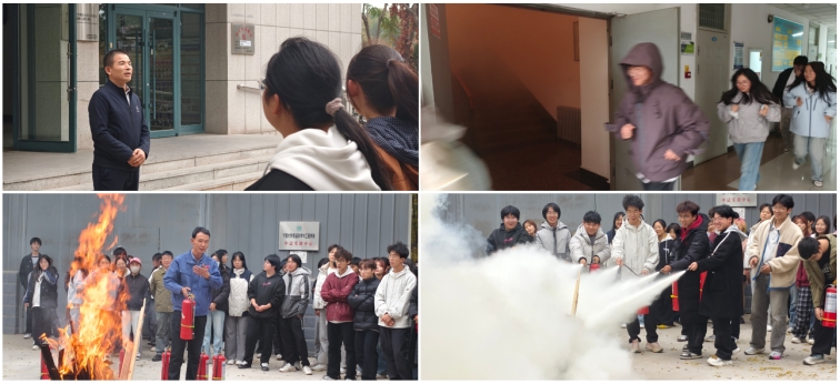 生命与食品学部开展消防检查和演练