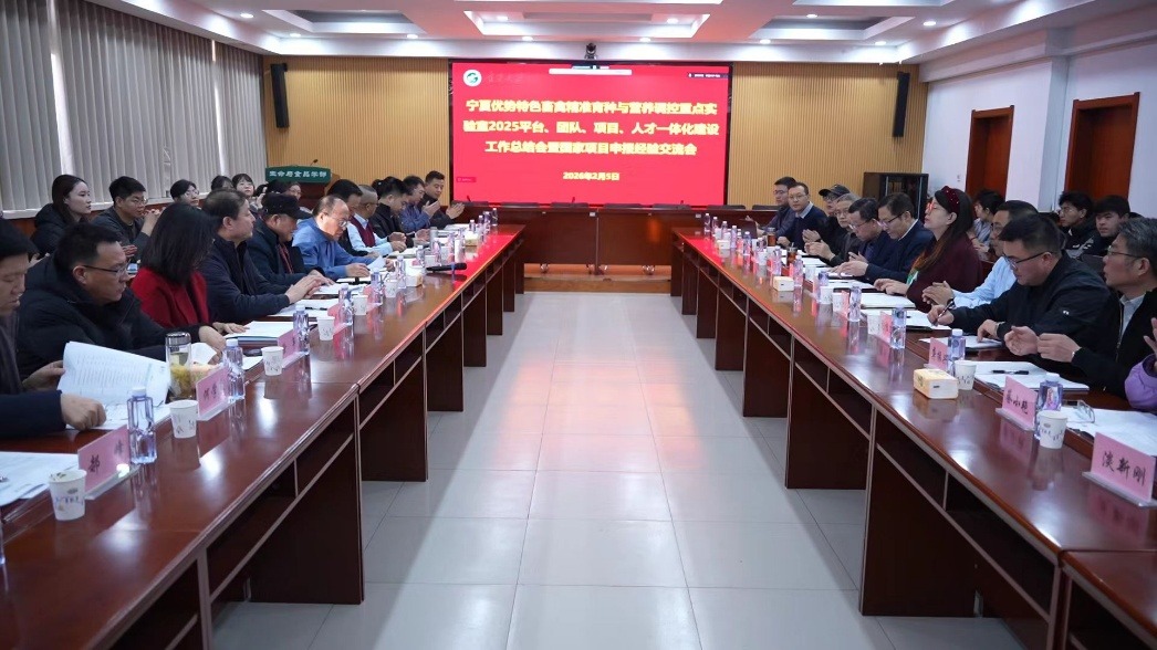 锚定“十五五”战略 共促畜禽产业高质量发展——宁夏优势特色畜禽精准育种与营养调控重点实验室召开年度总结及人才培养与项目申报交流会